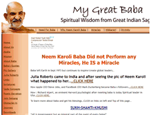 Tablet Screenshot of mygreatbaba.com